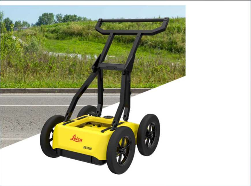 Leica DS4000 GPR push-cart