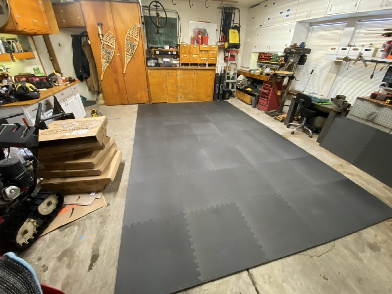 Dec 10 2022 - enclosure frame assembly mid-day
