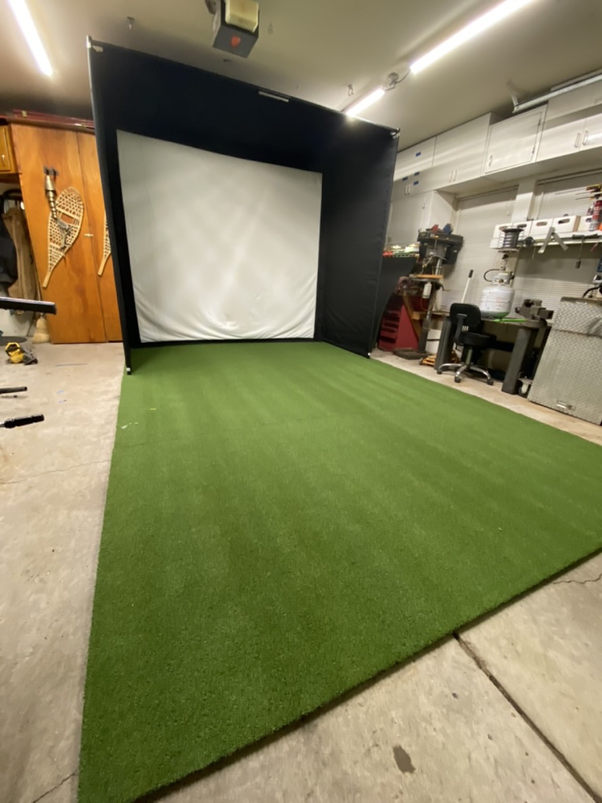 Dec 10 2022 evening - first swings on V1 simulator