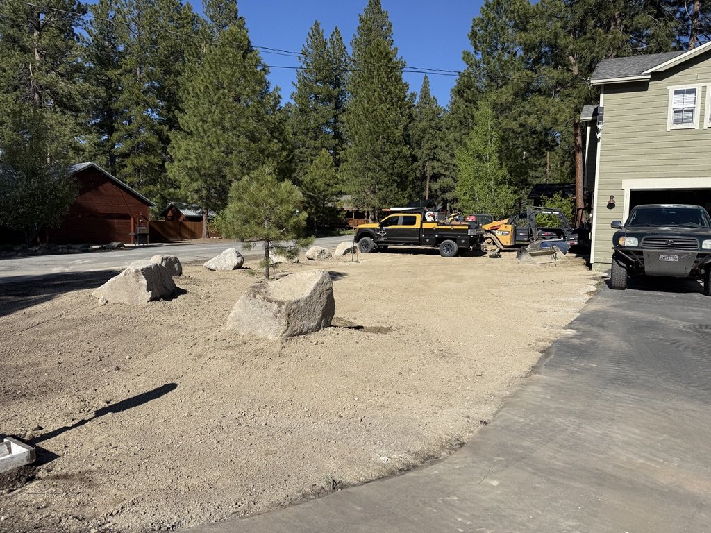 Boulder feature near complete, awaiting final grading