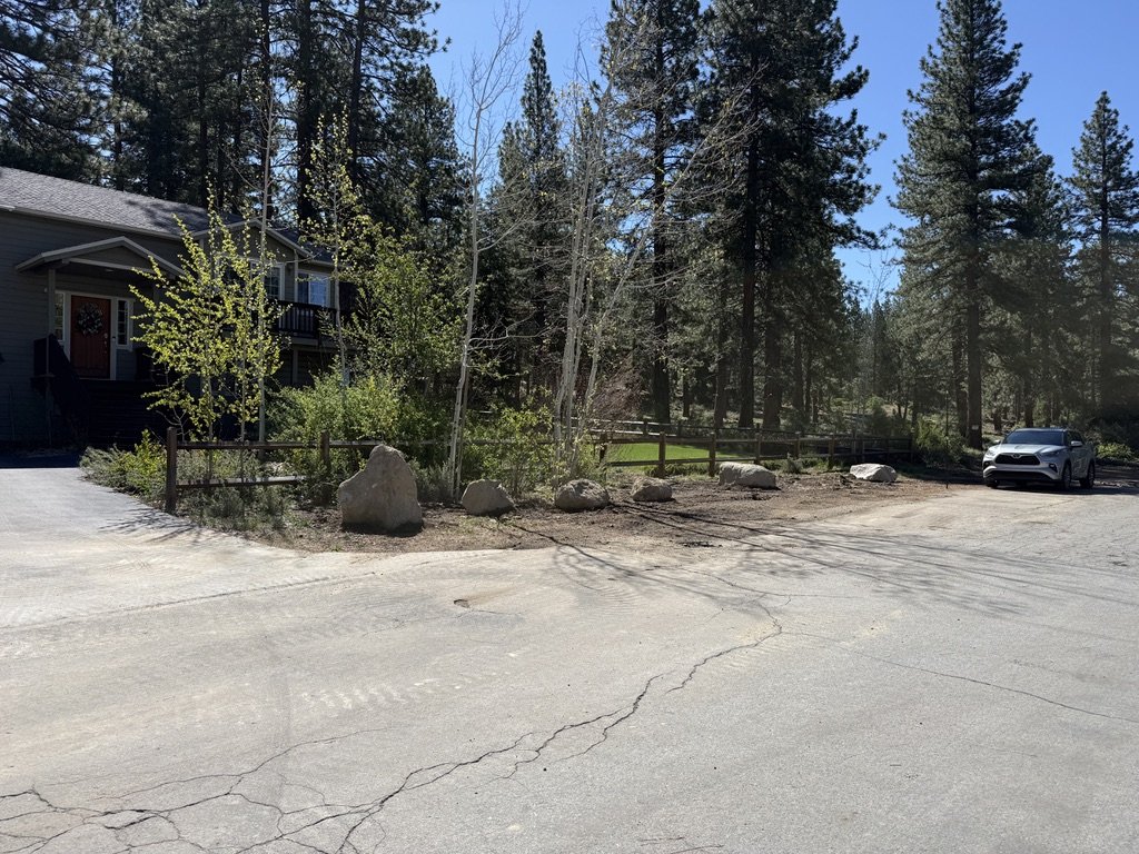 Tracked-out paths being smoothed