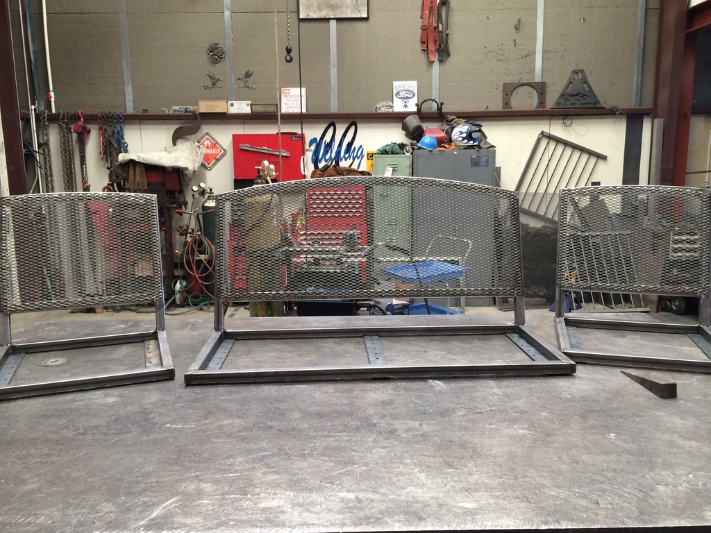 Custom metal fabrication in the CC Welding shop, Reno NV — material stock, jigs, fixtures and work in progress (photo 26 of 383)