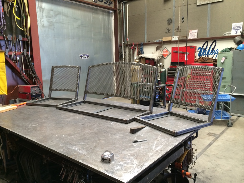 Custom metal fabrication in the CC Welding shop, Reno NV — material stock, jigs, fixtures and work in progress (photo 28 of 383)