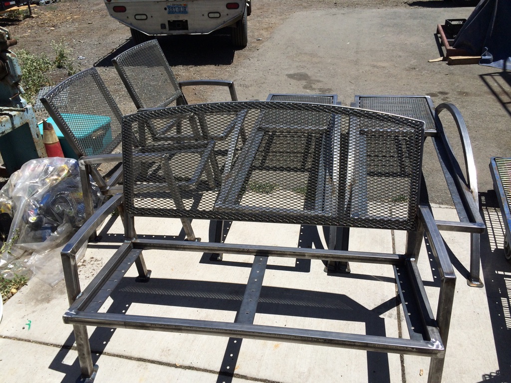 Custom metal fabrication in the CC Welding shop, Reno NV — material stock, jigs, fixtures and work in progress (photo 42 of 383)