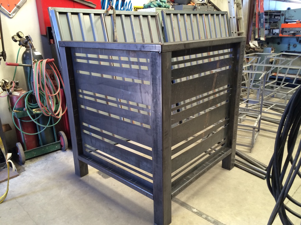 Custom metal fabrication in the CC Welding shop, Reno NV — material stock, jigs, fixtures and work in progress (photo 50 of 383)