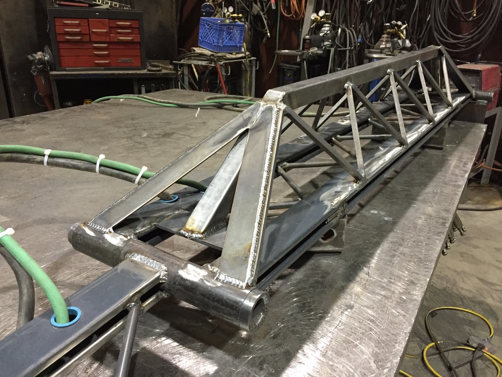 Custom metal fabrication in the CC Welding shop, Reno NV — material stock, jigs, fixtures and work in progress (photo 68 of 383)
