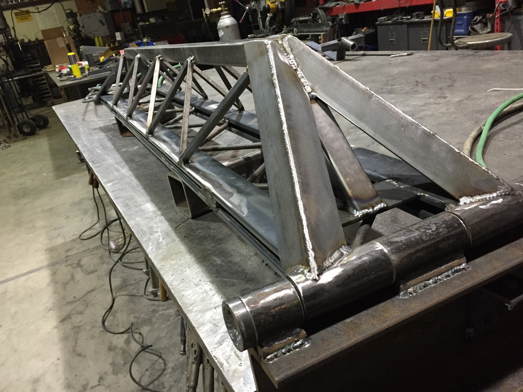 Custom metal fabrication in the CC Welding shop, Reno NV — material stock, jigs, fixtures and work in progress (photo 69 of 383)