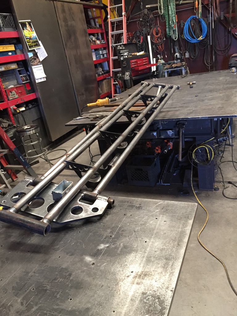 Custom metal fabrication in the CC Welding shop, Reno NV — material stock, jigs, fixtures and work in progress (photo 71 of 383)