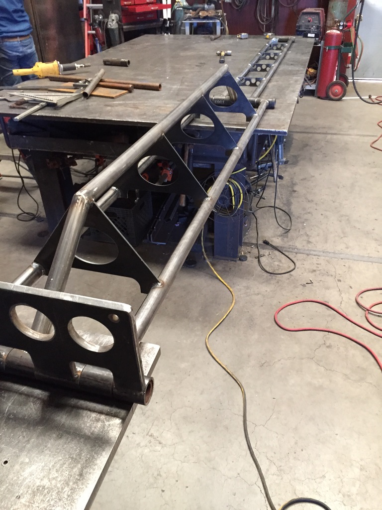 Custom metal fabrication in the CC Welding shop, Reno NV — material stock, jigs, fixtures and work in progress (photo 74 of 383)