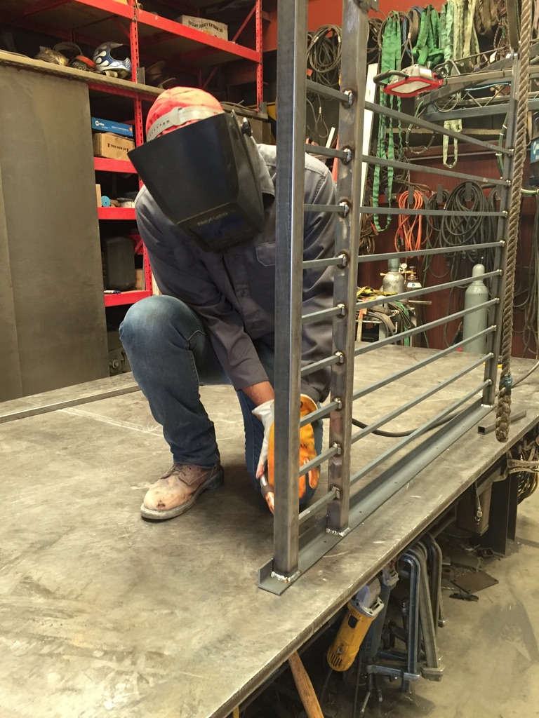 Custom metal fabrication in the CC Welding shop, Reno NV — material stock, jigs, fixtures and work in progress (photo 107 of 383)