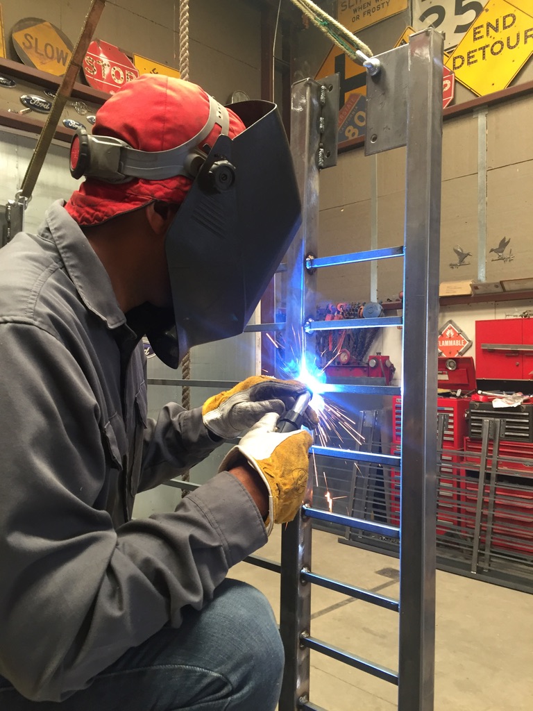 Custom metal fabrication in the CC Welding shop, Reno NV — material stock, jigs, fixtures and work in progress (photo 108 of 383)