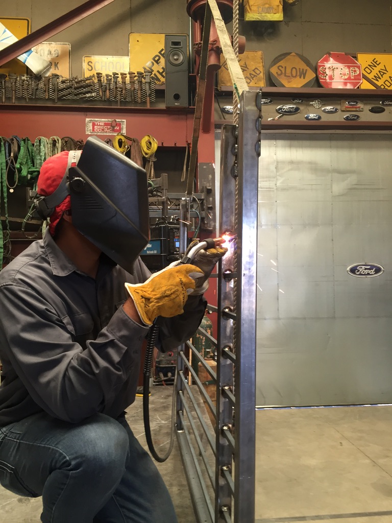 Custom metal fabrication in the CC Welding shop, Reno NV — material stock, jigs, fixtures and work in progress (photo 109 of 383)