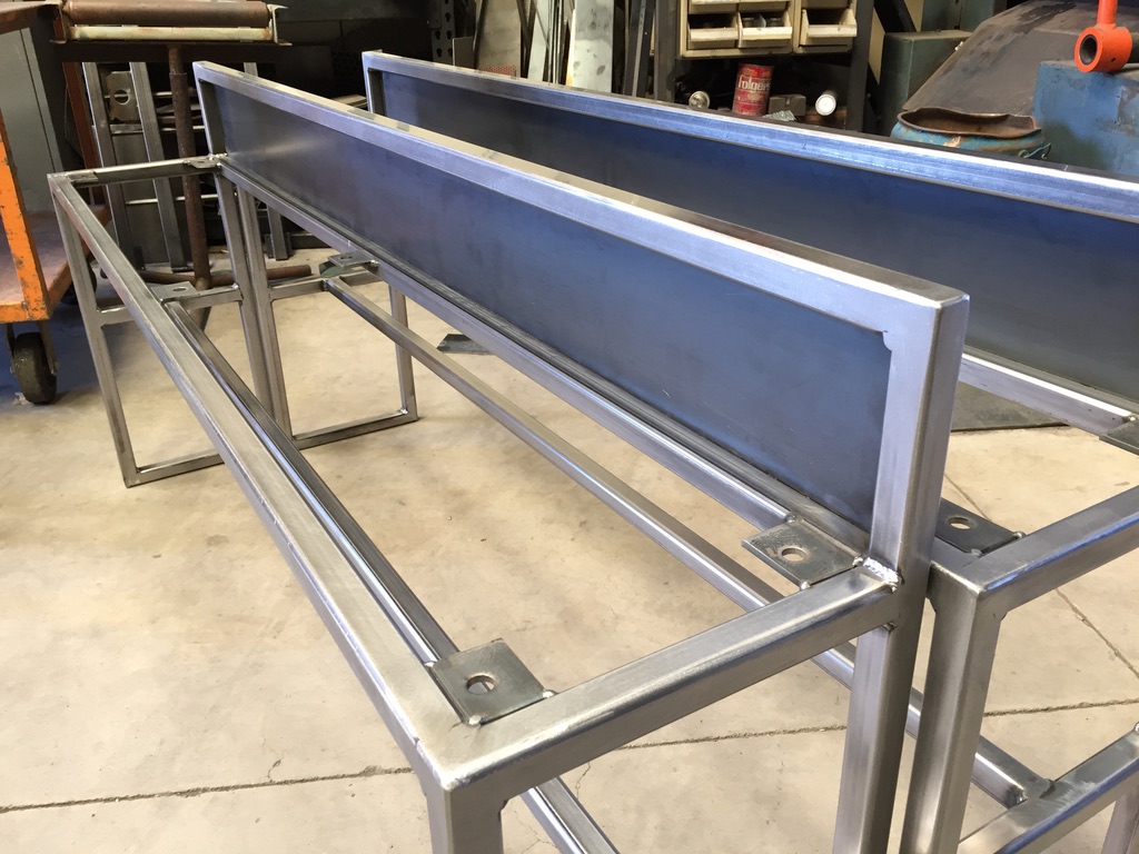 Custom metal fabrication in the CC Welding shop, Reno NV — material stock, jigs, fixtures and work in progress (photo 130 of 383)