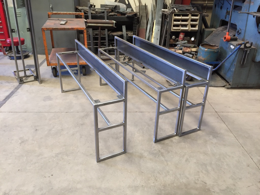 Custom metal fabrication in the CC Welding shop, Reno NV — material stock, jigs, fixtures and work in progress (photo 131 of 383)