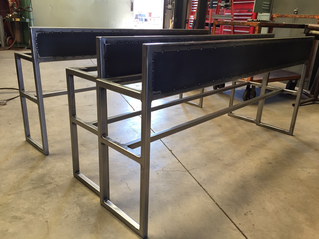 Custom metal fabrication in the CC Welding shop, Reno NV — material stock, jigs, fixtures and work in progress (photo 133 of 383)