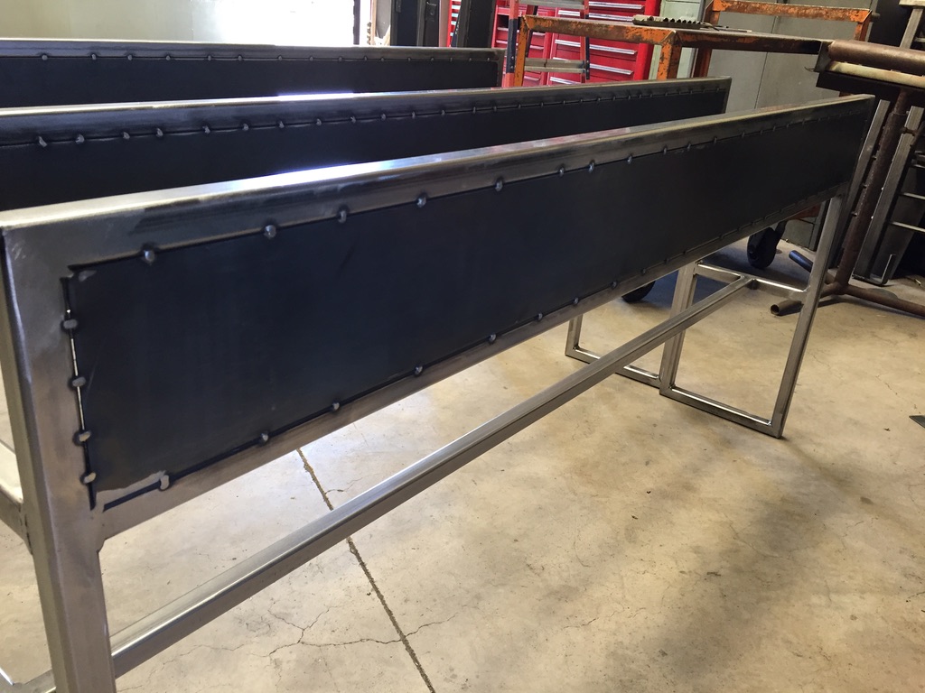 Custom metal fabrication in the CC Welding shop, Reno NV — material stock, jigs, fixtures and work in progress (photo 134 of 383)