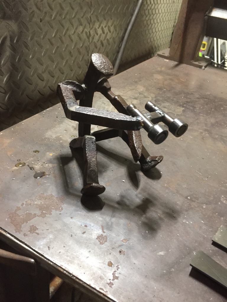 Custom metal fabrication in the CC Welding shop, Reno NV — material stock, jigs, fixtures and work in progress (photo 144 of 383)