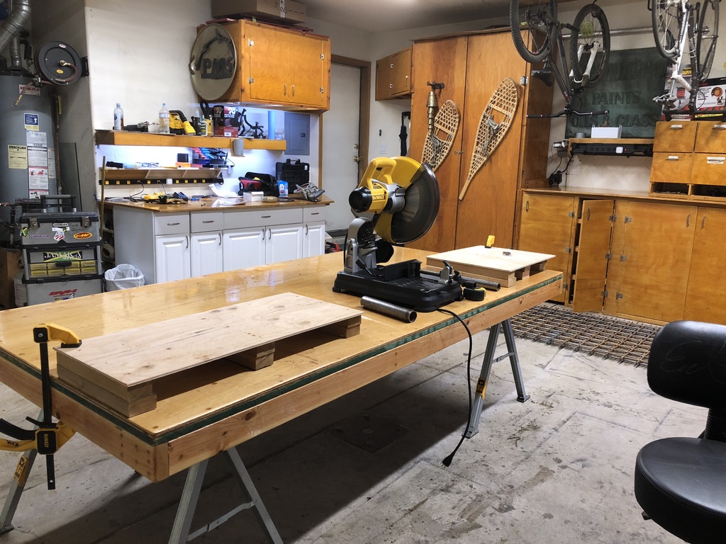 Custom metal fabrication in the CC Welding shop, Reno NV — material stock, jigs, fixtures and work in progress (photo 180 of 383)