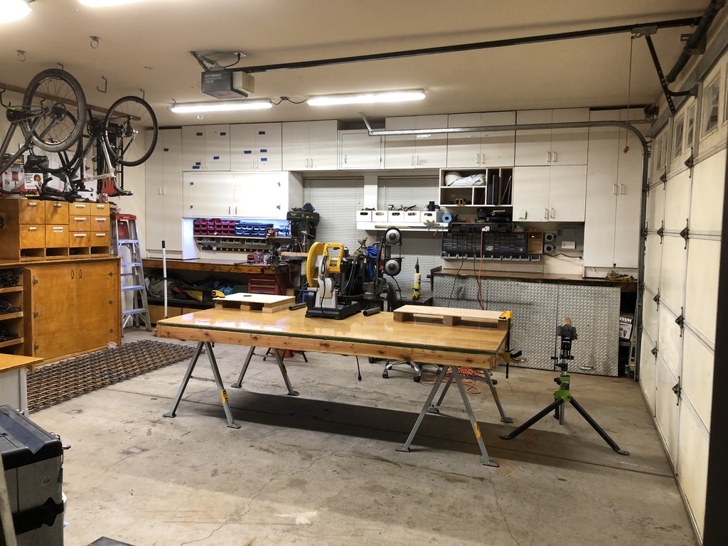 Custom metal fabrication in the CC Welding shop, Reno NV — material stock, jigs, fixtures and work in progress (photo 181 of 383)