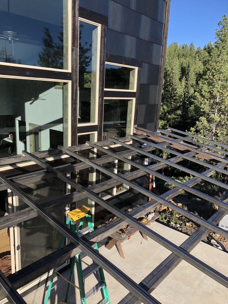 Custom metal fabrication in the CC Welding shop, Reno NV — material stock, jigs, fixtures and work in progress (photo 184 of 383)