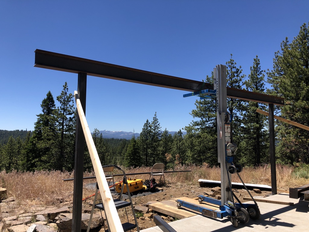 Custom metal fabrication in the CC Welding shop, Reno NV — material stock, jigs, fixtures and work in progress (photo 185 of 383)