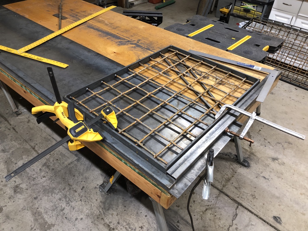 Custom metal fabrication in the CC Welding shop, Reno NV — material stock, jigs, fixtures and work in progress (photo 193 of 383)