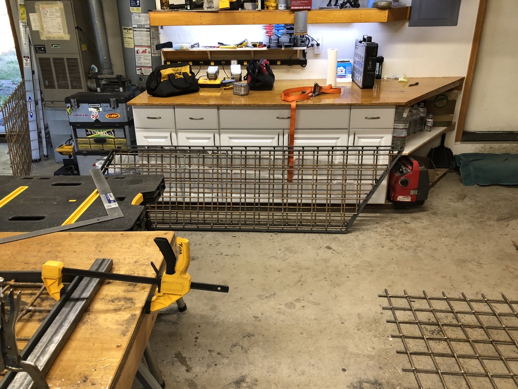 Custom metal fabrication in the CC Welding shop, Reno NV — material stock, jigs, fixtures and work in progress (photo 198 of 383)