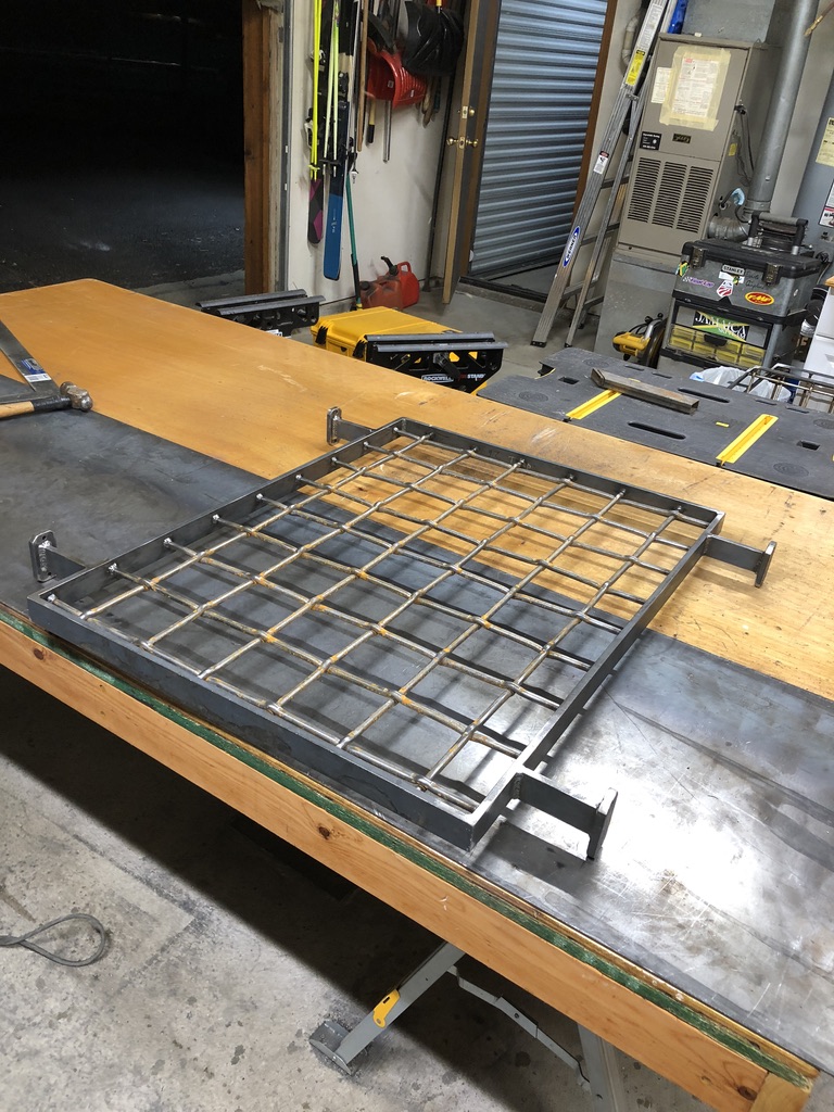 Custom metal fabrication in the CC Welding shop, Reno NV — material stock, jigs, fixtures and work in progress (photo 202 of 383)