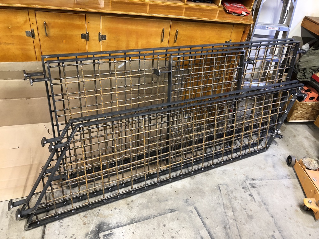 Custom metal fabrication in the CC Welding shop, Reno NV — material stock, jigs, fixtures and work in progress (photo 205 of 383)