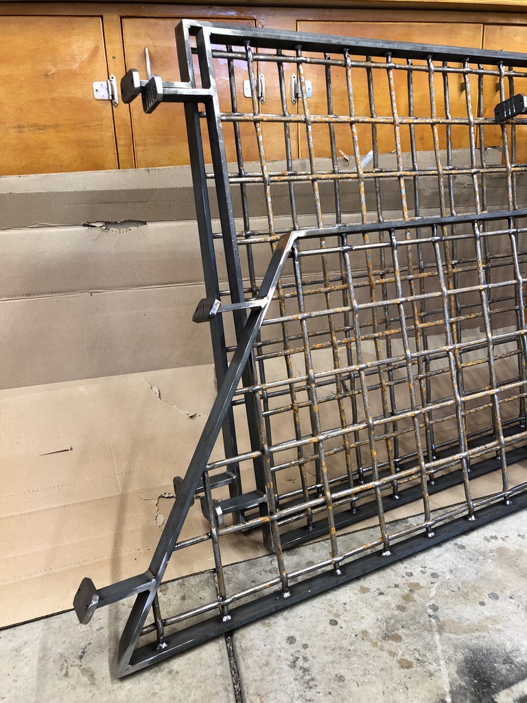 Custom metal fabrication in the CC Welding shop, Reno NV — material stock, jigs, fixtures and work in progress (photo 206 of 383)