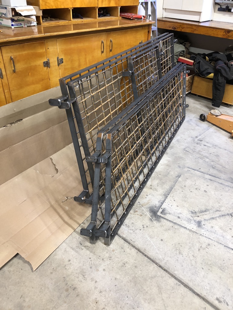 Custom metal fabrication in the CC Welding shop, Reno NV — material stock, jigs, fixtures and work in progress (photo 208 of 383)