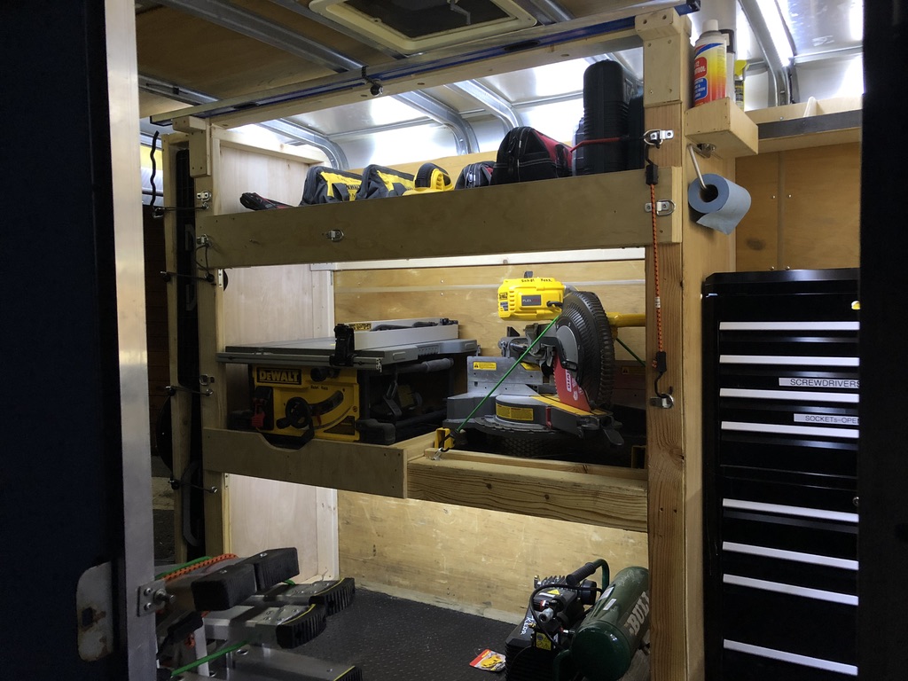 Custom metal fabrication in the CC Welding shop, Reno NV — material stock, jigs, fixtures and work in progress (photo 214 of 383)