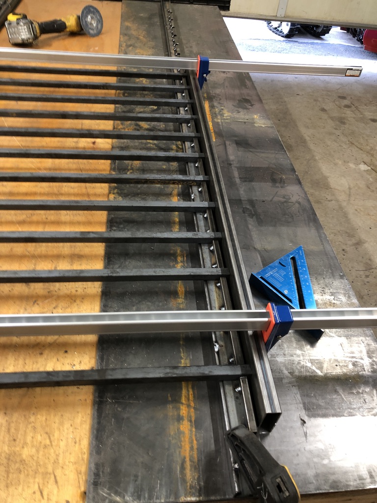 Custom metal fabrication in the CC Welding shop, Reno NV — material stock, jigs, fixtures and work in progress (photo 245 of 383)