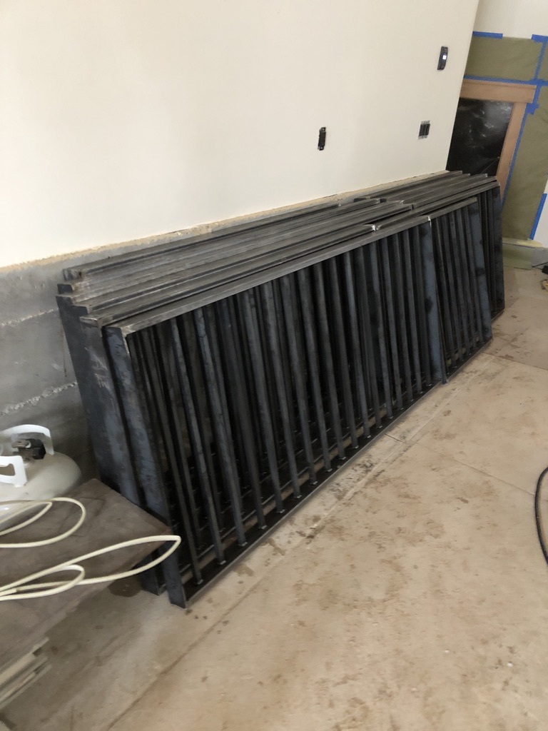 Custom metal fabrication in the CC Welding shop, Reno NV — material stock, jigs, fixtures and work in progress (photo 250 of 383)