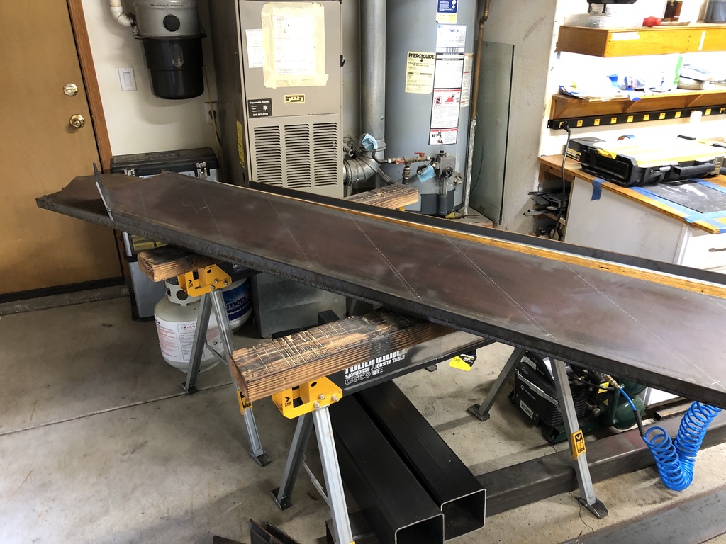 Custom metal fabrication in the CC Welding shop, Reno NV — material stock, jigs, fixtures and work in progress (photo 255 of 383)
