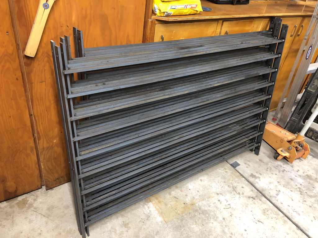 Custom metal fabrication in the CC Welding shop, Reno NV — material stock, jigs, fixtures and work in progress (photo 291 of 383)