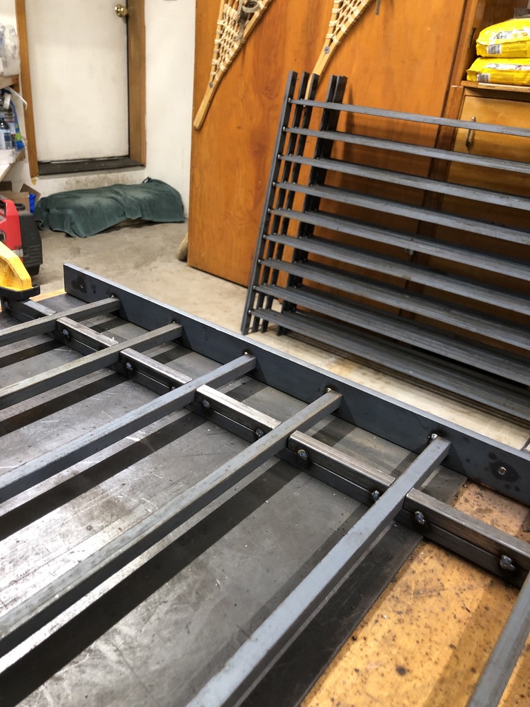 Custom metal fabrication in the CC Welding shop, Reno NV — material stock, jigs, fixtures and work in progress (photo 292 of 383)