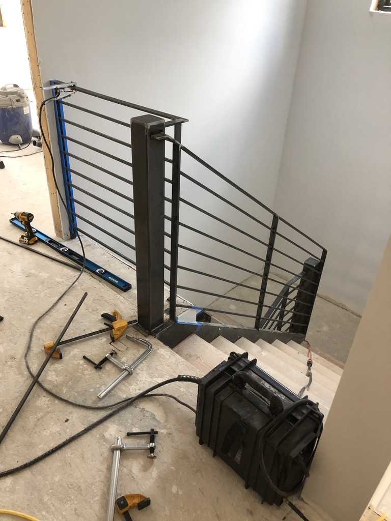 Custom metal fabrication in the CC Welding shop, Reno NV — material stock, jigs, fixtures and work in progress (photo 304 of 383)