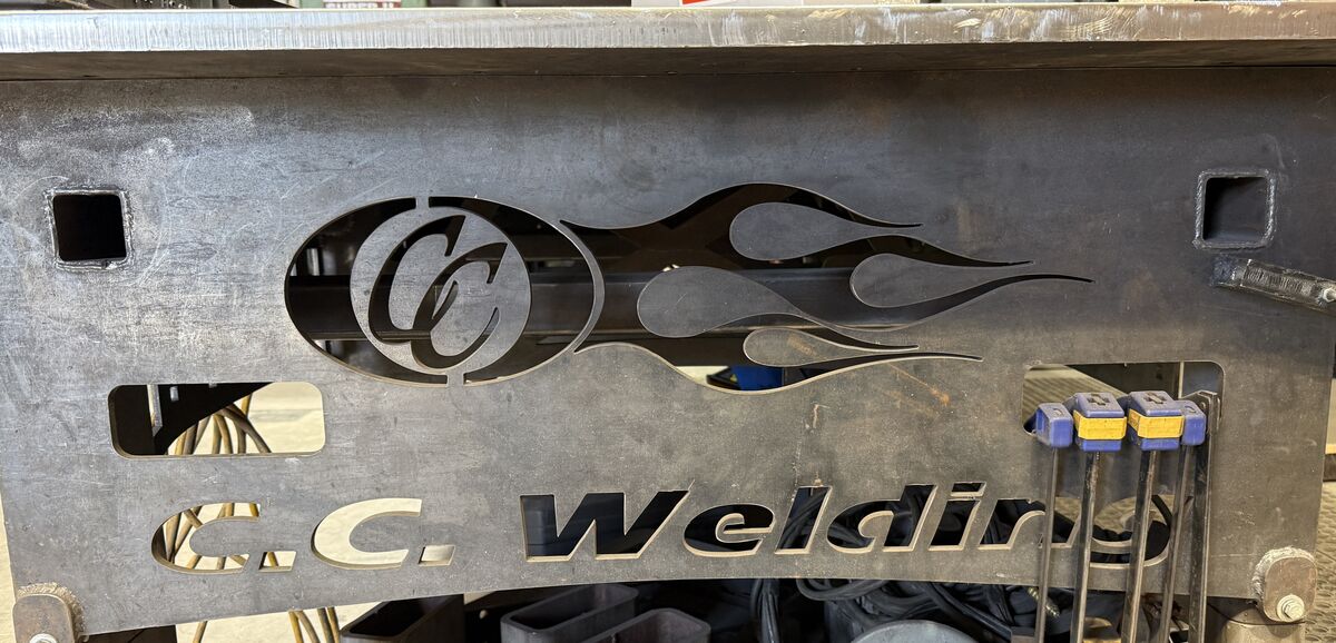 Custom metal fabrication in the CC Welding shop, Reno NV — material stock, jigs, fixtures and work in progress (photo 343 of 383)