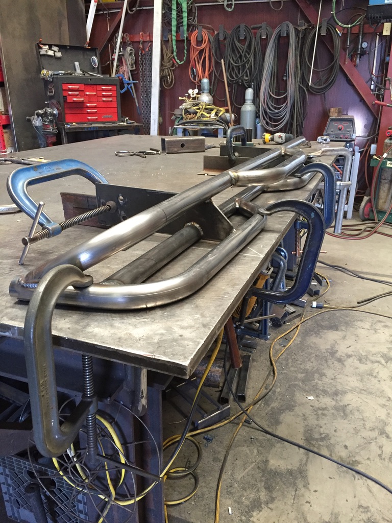 Custom metal fabrication in the CC Welding shop, Reno NV — material stock, jigs, fixtures and work in progress (photo 350 of 383)