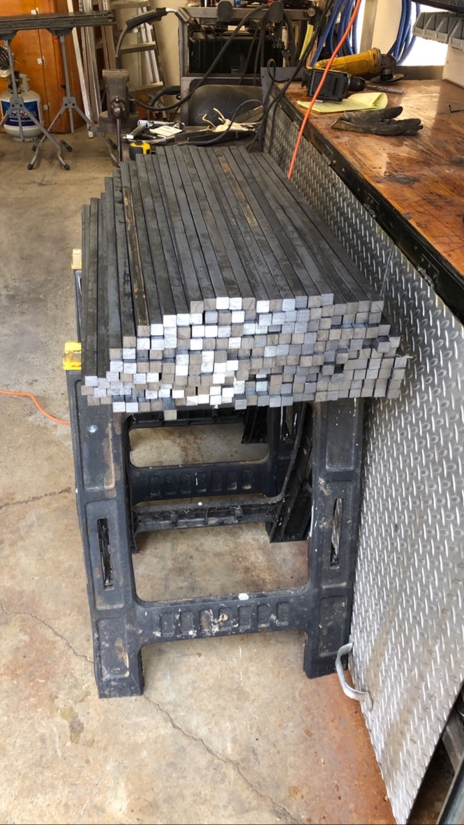 Custom metal fabrication in the CC Welding shop, Reno NV — material stock, jigs, fixtures and work in progress (photo 354 of 383)