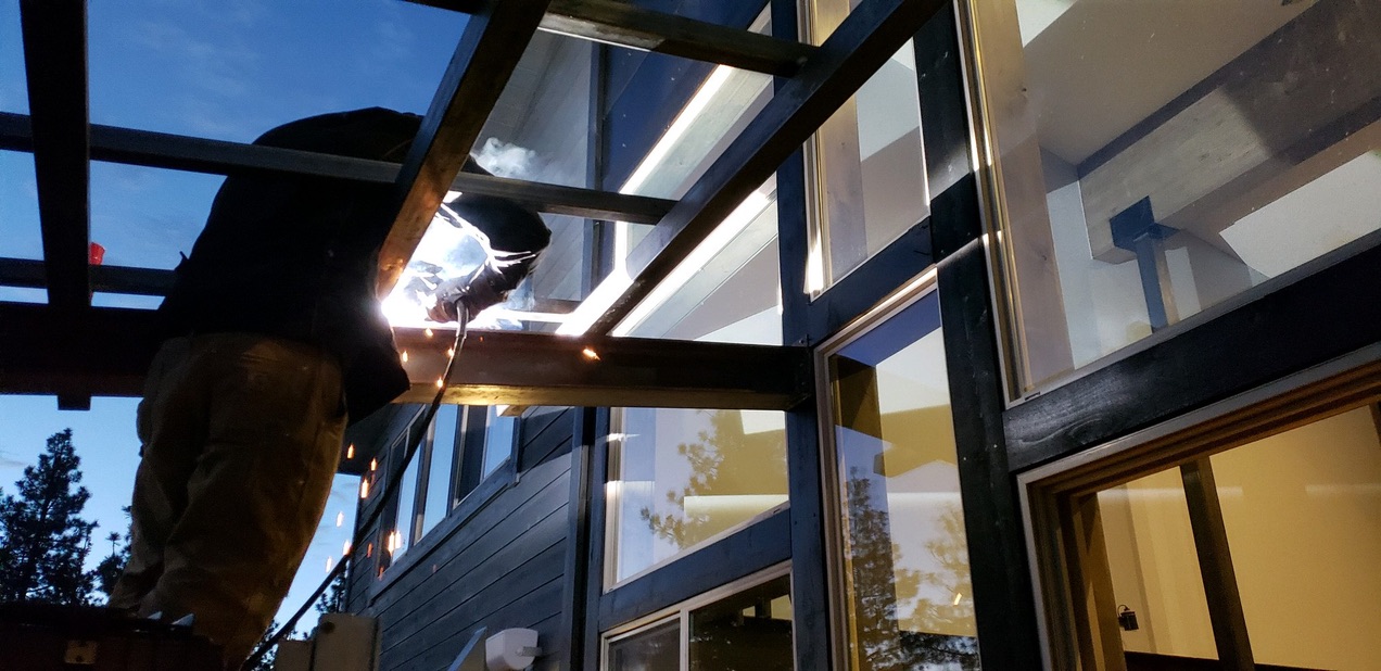 Custom metal fabrication in the CC Welding shop, Reno NV — material stock, jigs, fixtures and work in progress (photo 359 of 383)