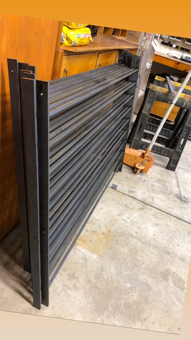 Custom metal fabrication in the CC Welding shop, Reno NV — material stock, jigs, fixtures and work in progress (photo 361 of 383)