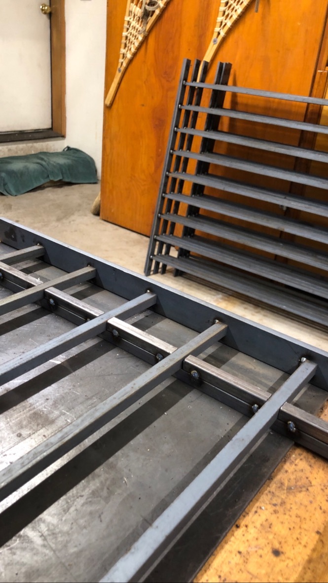 Custom metal fabrication in the CC Welding shop, Reno NV — material stock, jigs, fixtures and work in progress (photo 363 of 383)