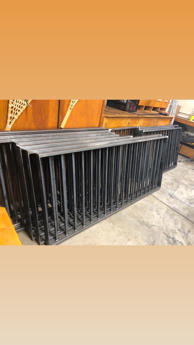Custom metal fabrication in the CC Welding shop, Reno NV — material stock, jigs, fixtures and work in progress (photo 372 of 383)