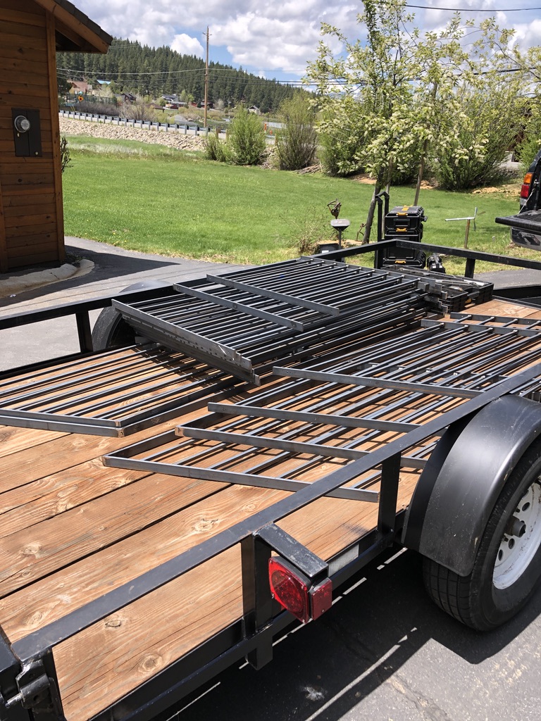 Custom gates and fence panels fabricated by CC Welding — ornamental driveway gates and tube fence panels (photo 9 of 38)