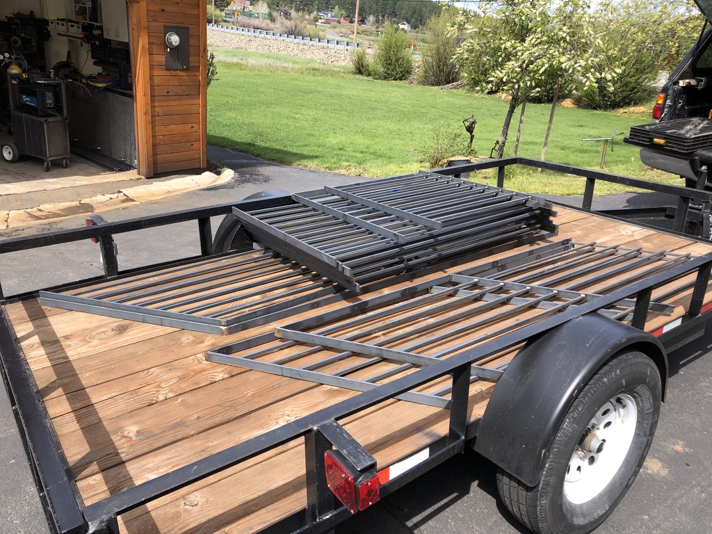 Custom gates and fence panels fabricated by CC Welding — ornamental driveway gates and tube fence panels (photo 10 of 38)