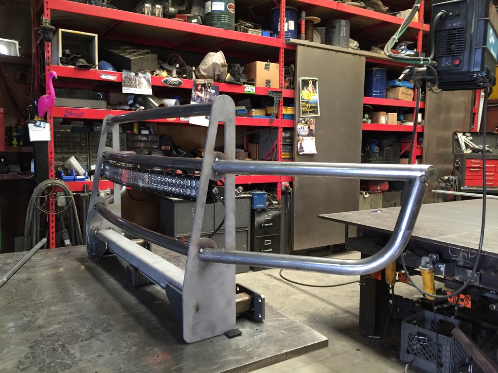 Ornamental steel and custom vehicle fabrication by CC Welding — plate-cut art, bumpers, bed cages and grille guards (photo 13 of 81)