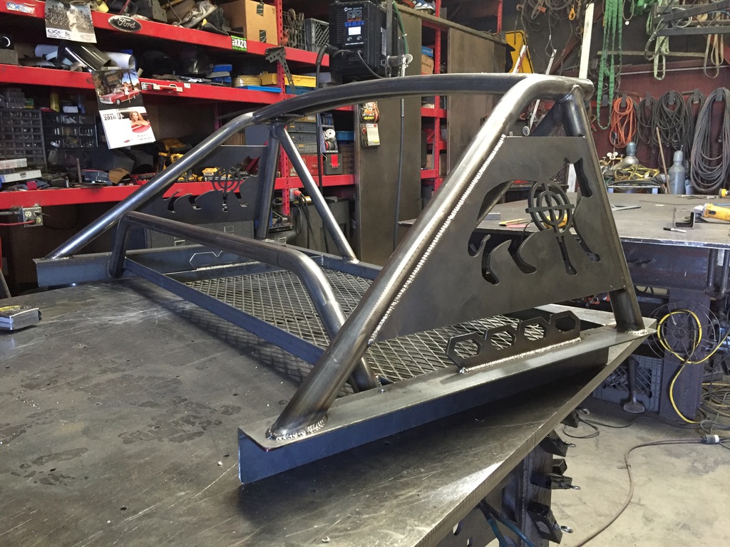 Ornamental steel and custom vehicle fabrication by CC Welding — plate-cut art, bumpers, bed cages and grille guards (photo 34 of 81)