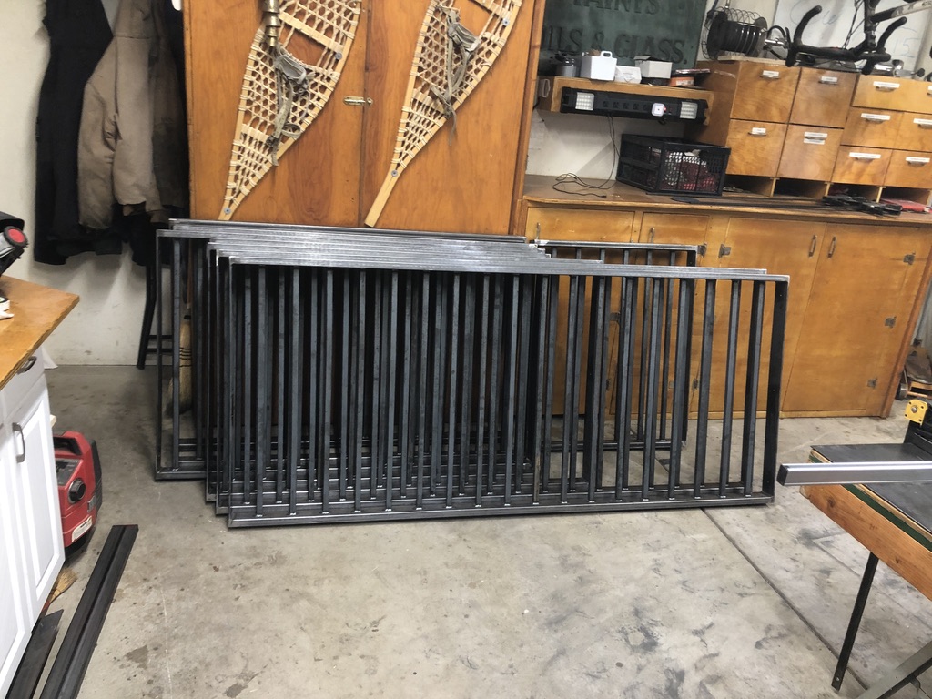 Custom railing and balustrade fabrication by CC Welding — stone-step handrails, cable rail and picket panels for Tahoe homes (photo 56 of 152)